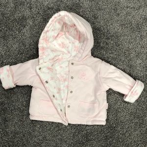 Reversible sweatshirt jacket